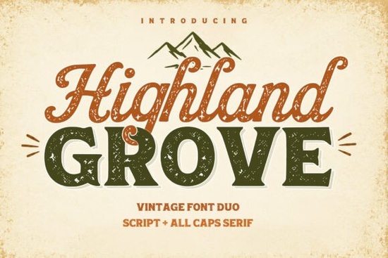 Highland Grove Font
